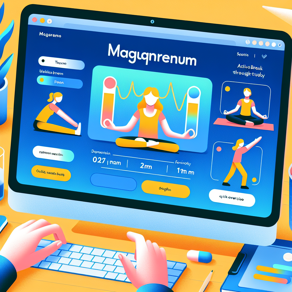 Cómo programar descansos activos mientras usas Magnesium Cómo programar descansos activos mientras usas Magnesium